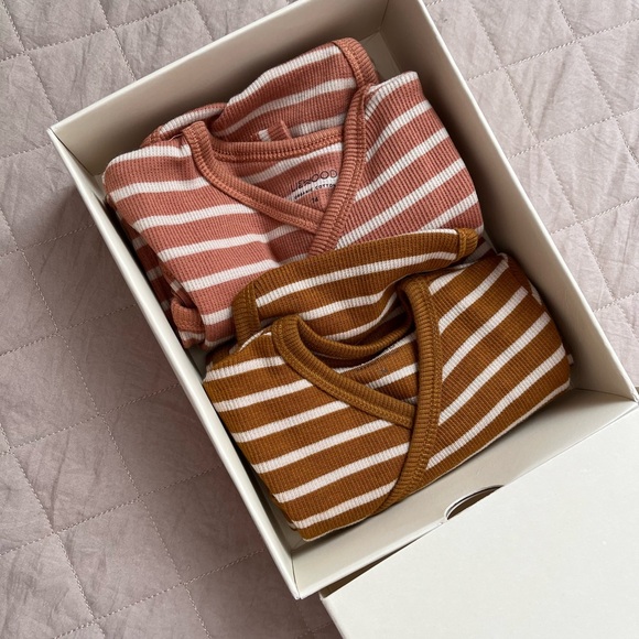 Liewood Hali Body Stocking SS 2-Pack - Tuscany Rose Multi Mix - 74 cm (9m) - Picture 6 of 7